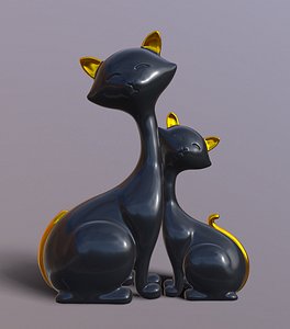 Cats statue