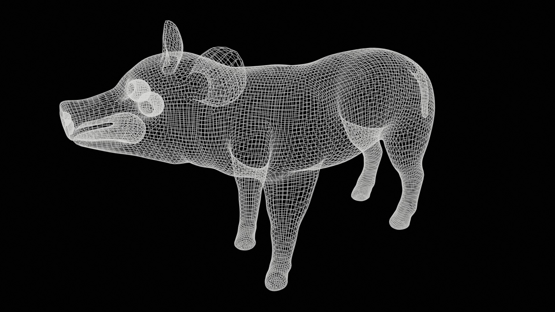 3D Pig Rig High-poly Textured - TurboSquid 2345731