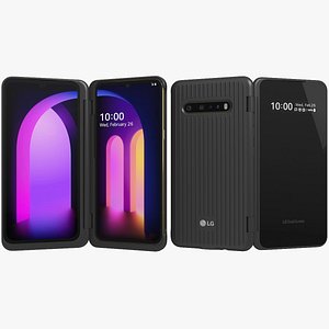 3D realistic lg v60 thinq model