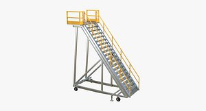 airplane stairs 3D