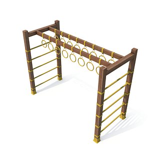 sports track equipment parkour 3D