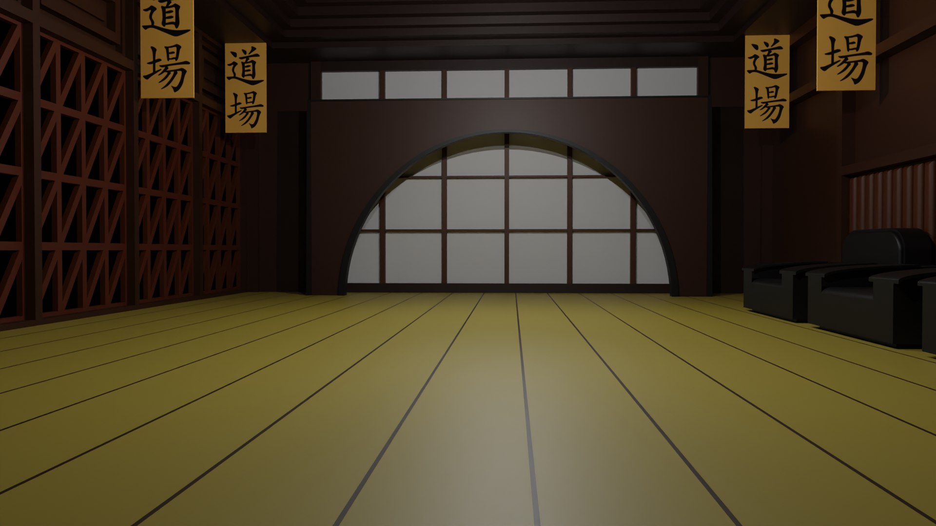Karate Hall 3D - TurboSquid 2157979