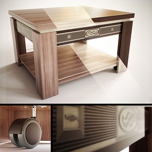 3D furniture coffee table model