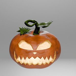 3D model Ugly Halloween Pumpkin