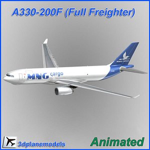 airbus cargo 3d model