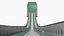 Olympic Ski Jumping Hill with Inrun