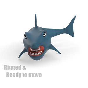 Cartoon Shark - RIGGED