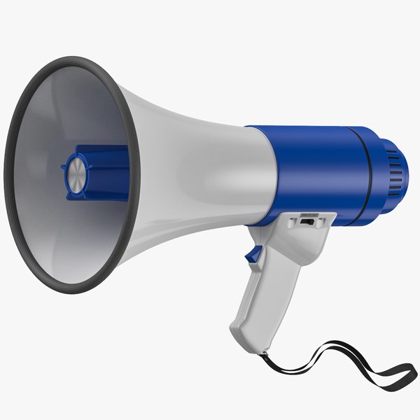 3D Megaphone 01