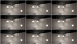 3D model Chandelier combination  light luxury chandelier  modern light luxury chandelier  Nordic style chande