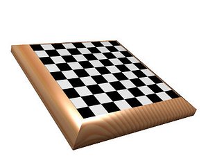 free chess board 3d model