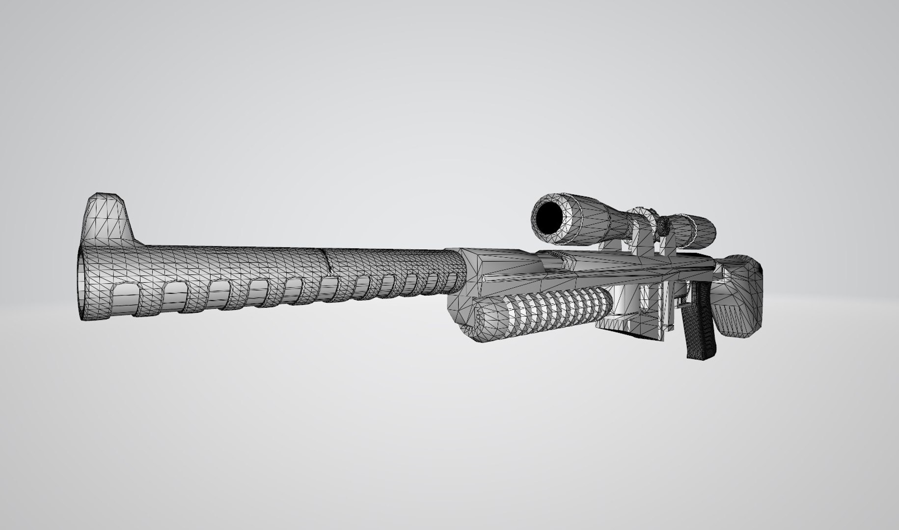 3D Rifle Weapons Fallout Model - TurboSquid 1535244