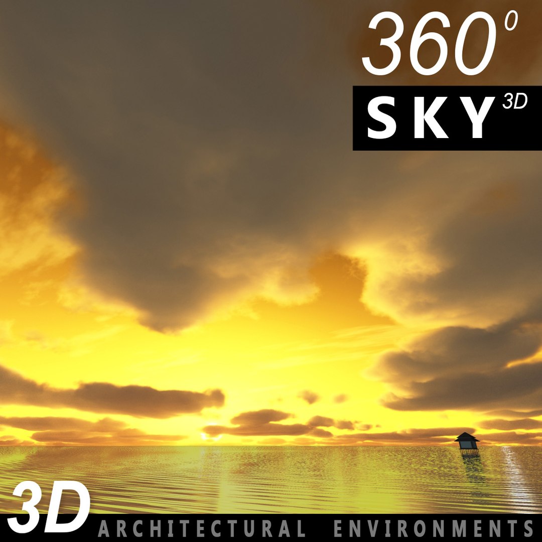 Sky Clouds 360 3d 3ds