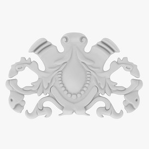 Cartouche Ornament 011 3D model