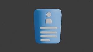 registration icon 3D model