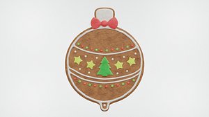 3D Gingerbread Christmas Cookie 13