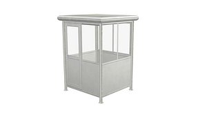 Security Guard Booth 3D model