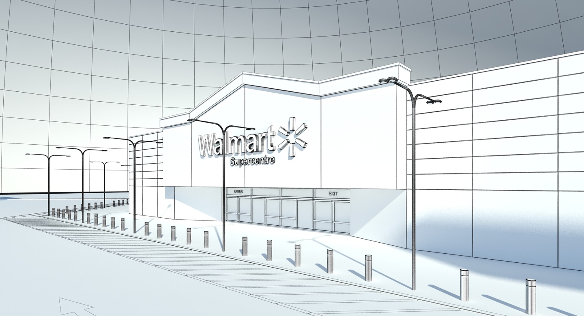 3ds Max Walmart Realistic