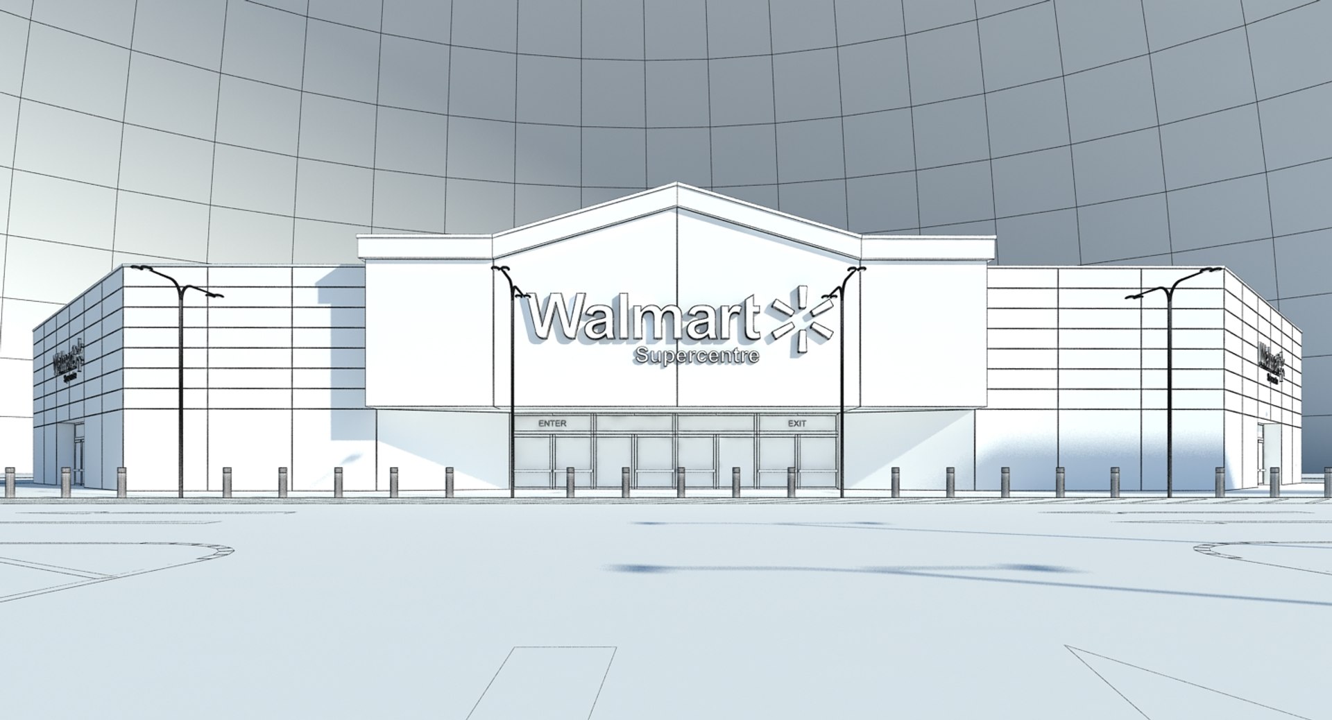 3ds Max Walmart Realistic