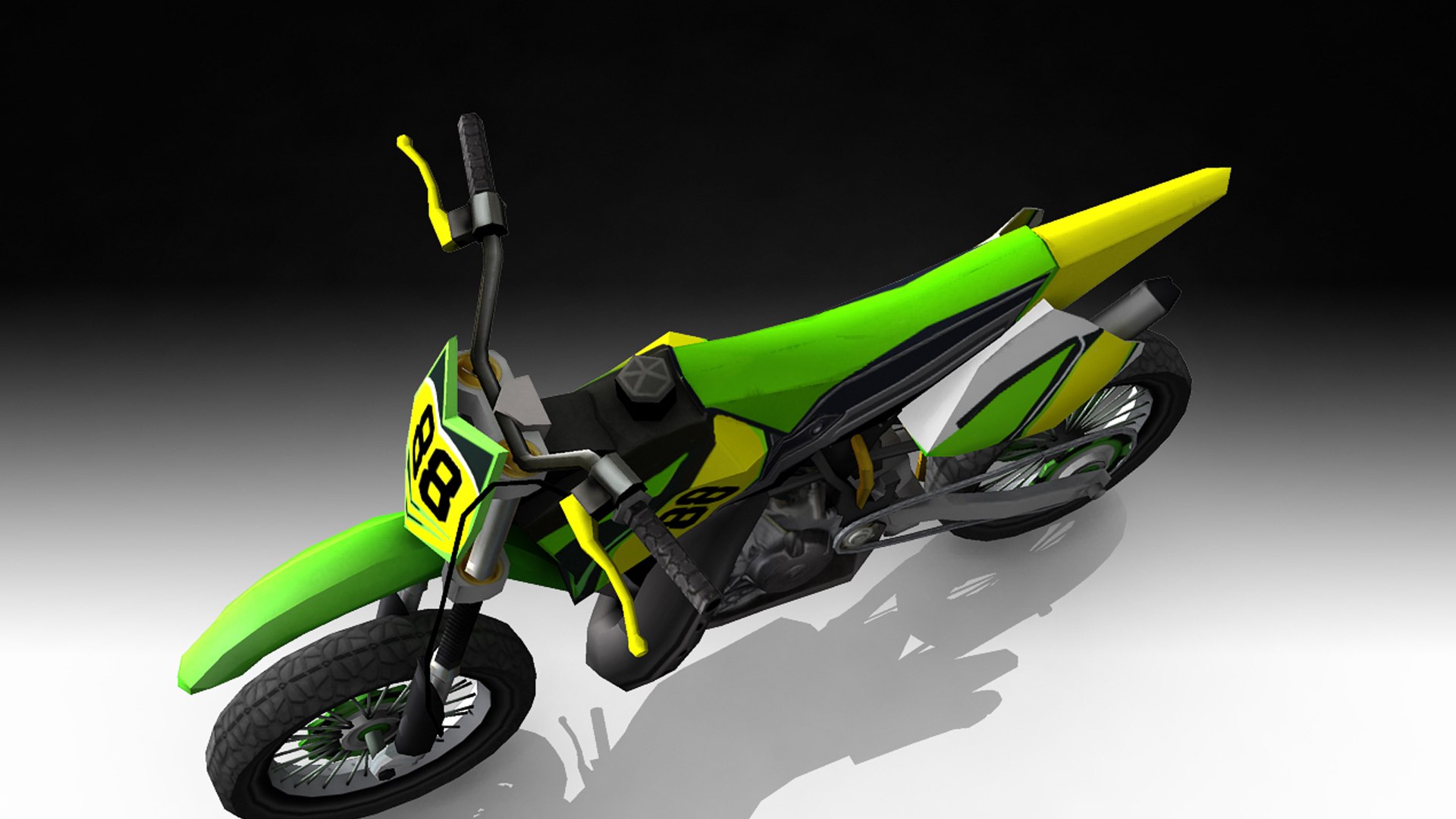 3d dirt bike builder