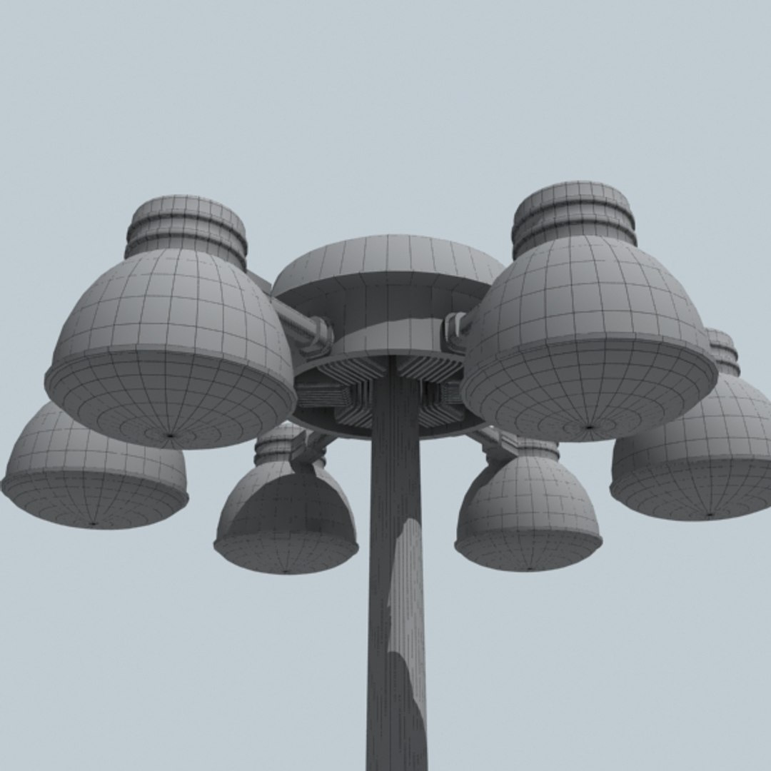 3d Street Lights Model
