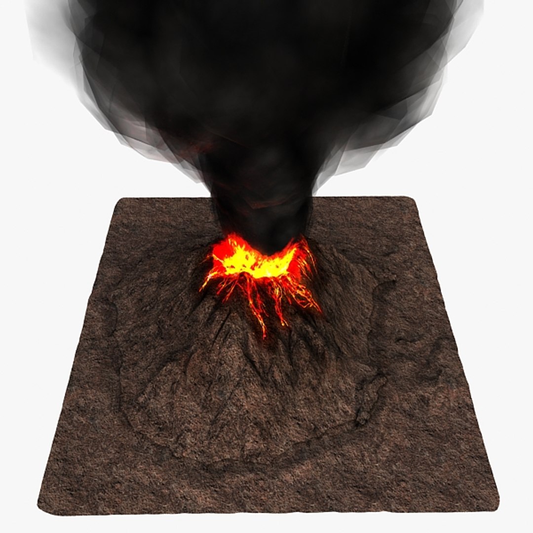 Volcano 3d Max