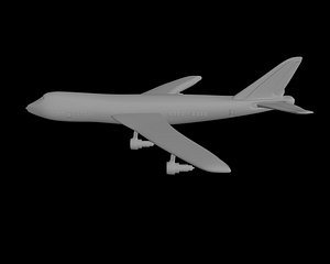 3d jumbo jet