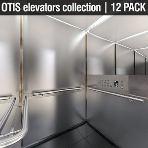 3D OTIS Elevators Collection - 12 Pack