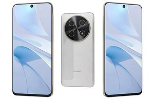 Huawei Nova 13i White Low Poly model