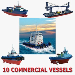 Commercial Vessels Collection 3D model