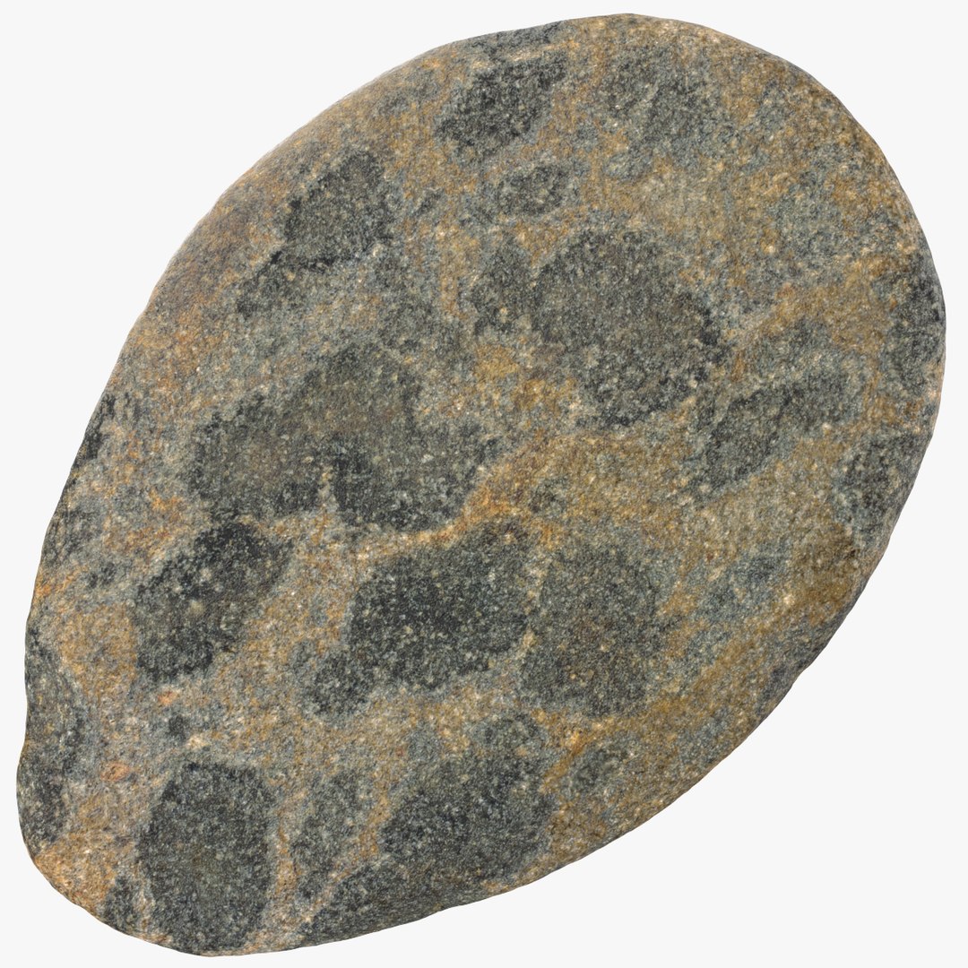 4 smooth river rocks model - TurboSquid 1518357