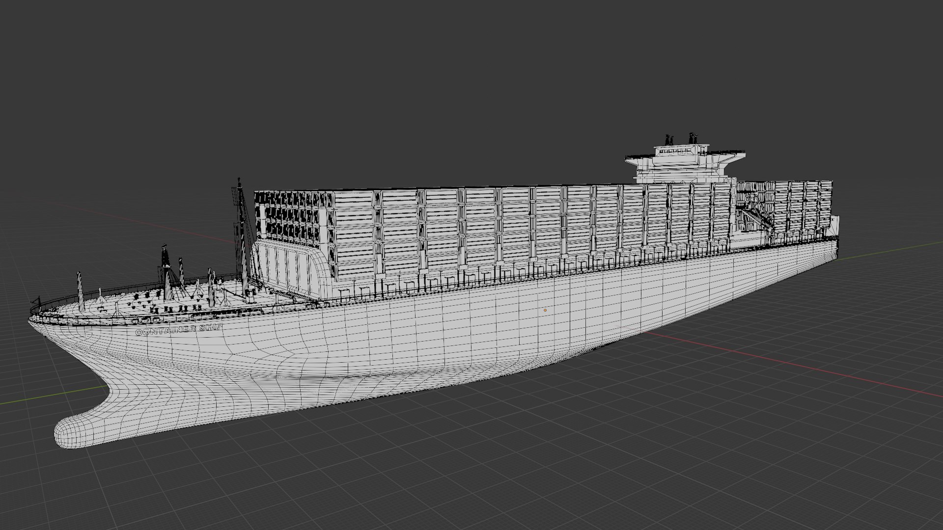 Container Ship 3D - TurboSquid 2294785