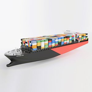 Container Ship 3D