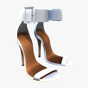 Silk Buckle Strap High Heel Bridal Sandals