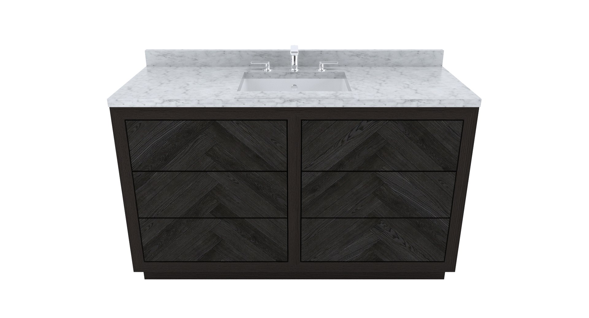 restoration hardware herringbone vanity 3d max