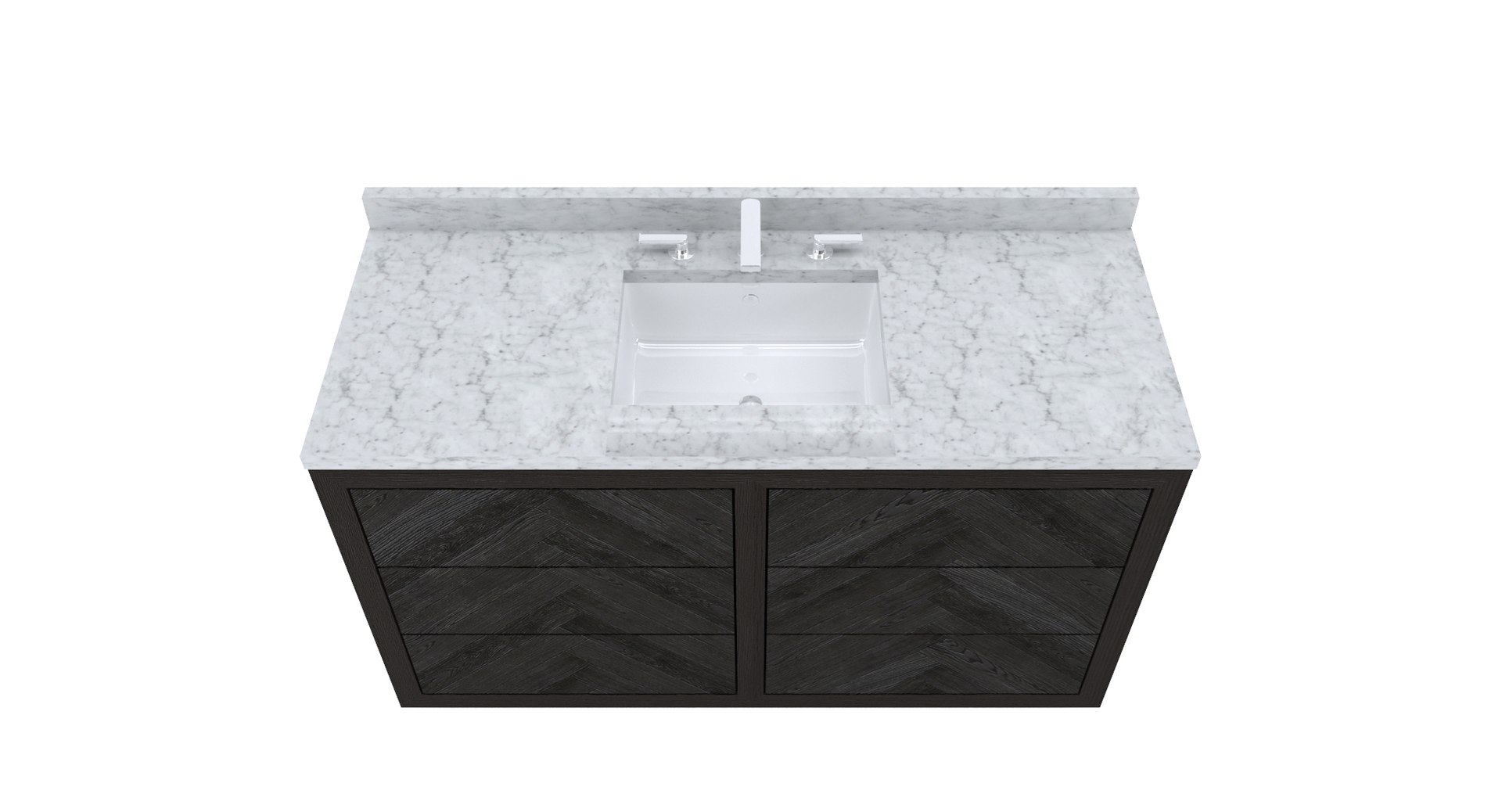 restoration hardware herringbone vanity 3d max