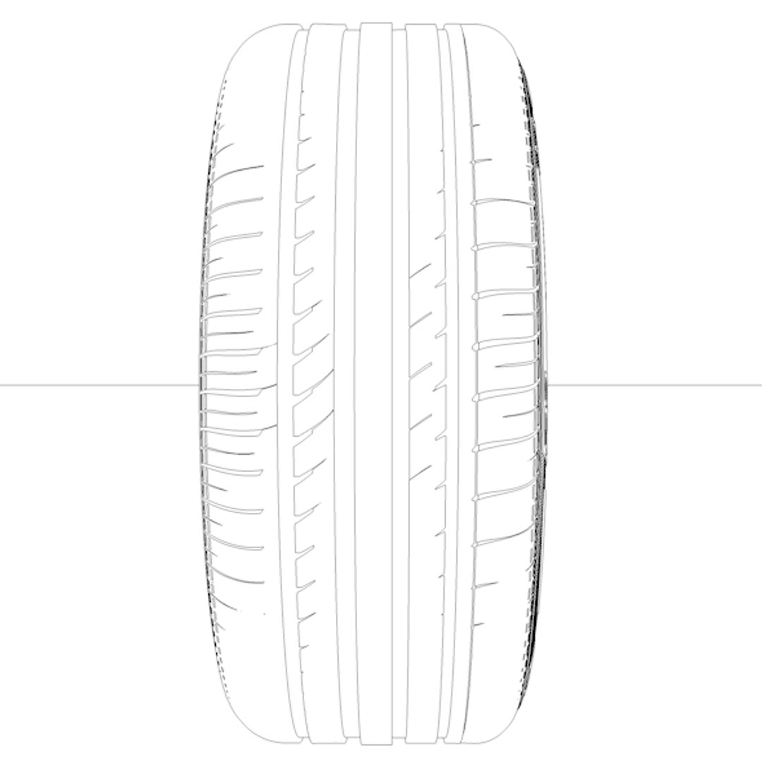 Tyre Gt Radial 3d Obj