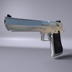 IWI Desert Eagle (.C4D R10 + or .OBJ)