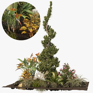 3D Plant collection for garden and landscape
