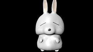 free ma model cartoon rabbit