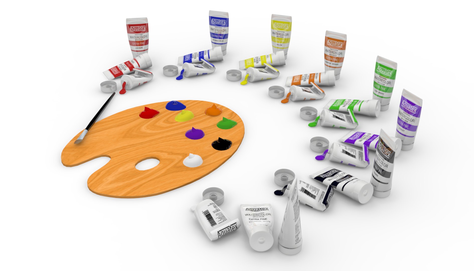 paint brush palette tubes 3D model https://p.turbosquid.com/ts-thumb/1P/flgRyE/cOcqHocH/render_20015/png/1543616246/1920x1080/fit_q87/31e961a0c477a4148a3a8107fada845f89ec7323/render_20015.jpg