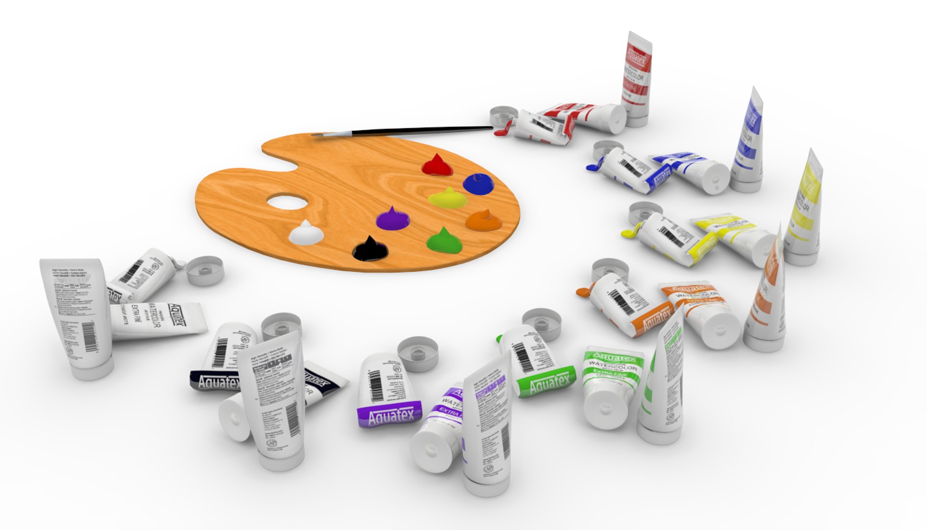 paint brush palette tubes 3D model https://p.turbosquid.com/ts-thumb/1P/flgRyE/iRcqIo9A/render_20035/png/1543615507/1920x1080/fit_q87/2c60addc88b75357dede091e6c41ca714da7912b/render_20035.jpg