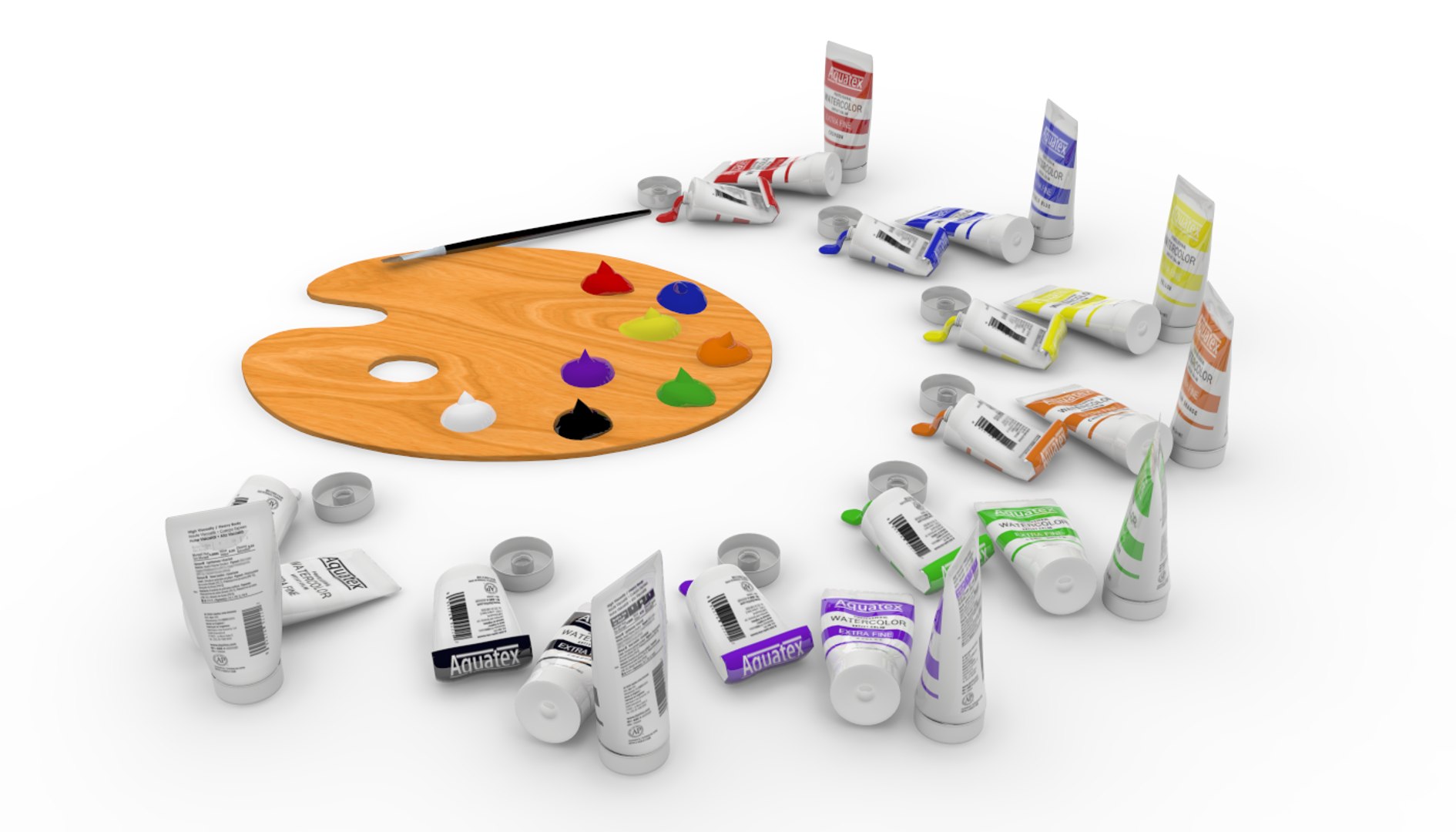 paint brush palette tubes 3D model https://p.turbosquid.com/ts-thumb/1P/flgRyE/xGAruWV9/render_20030/png/1543615507/1920x1080/fit_q87/05fdea473f73163a99d16474ad7f3b93af82972a/render_20030.jpg