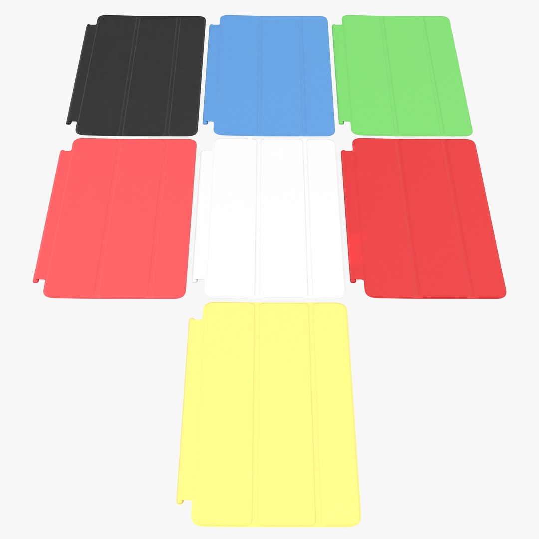 Apple Smart Cover Mini 3D Models Set 3D model preview
