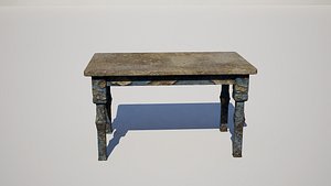 Old Table 3D model