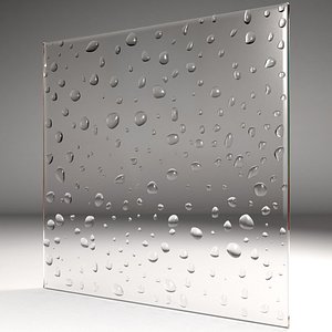 Drops on glass