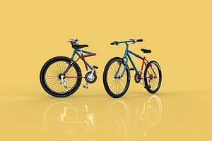 3D MOUNTAIN FOLDING FLIP BIKE FOLDABLE MTB BICYCLE model