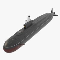 Submarine K-551 Vladimir Monomah (955 Borei Class)