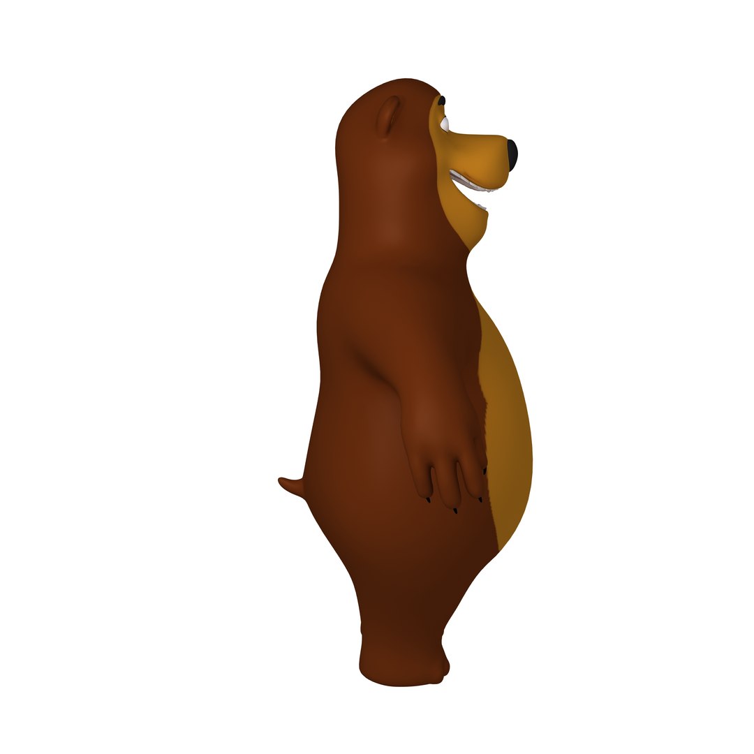 3D Bear from Masha and the Bear T-pose - TurboSquid 2132405