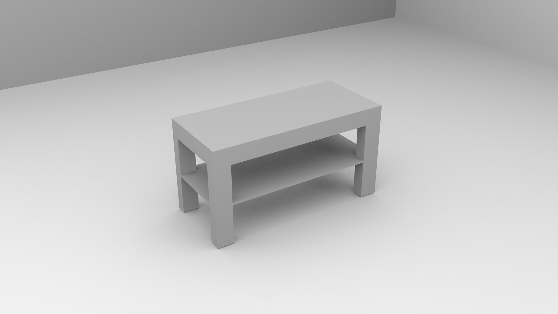 3D rectangle desk 2 - TurboSquid 1464459