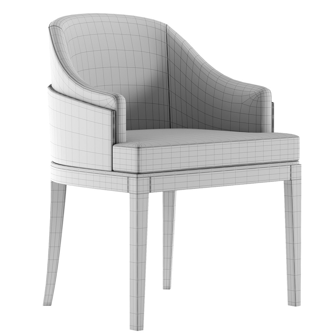 Wolfe Dining Chair Model - TurboSquid 1859685